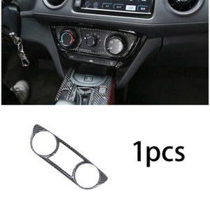 Fit For Honda HR-V Vezel Dashboard L&R Air Outlet Vent Trim Real Carbon Fibe - Picture 1 of 9