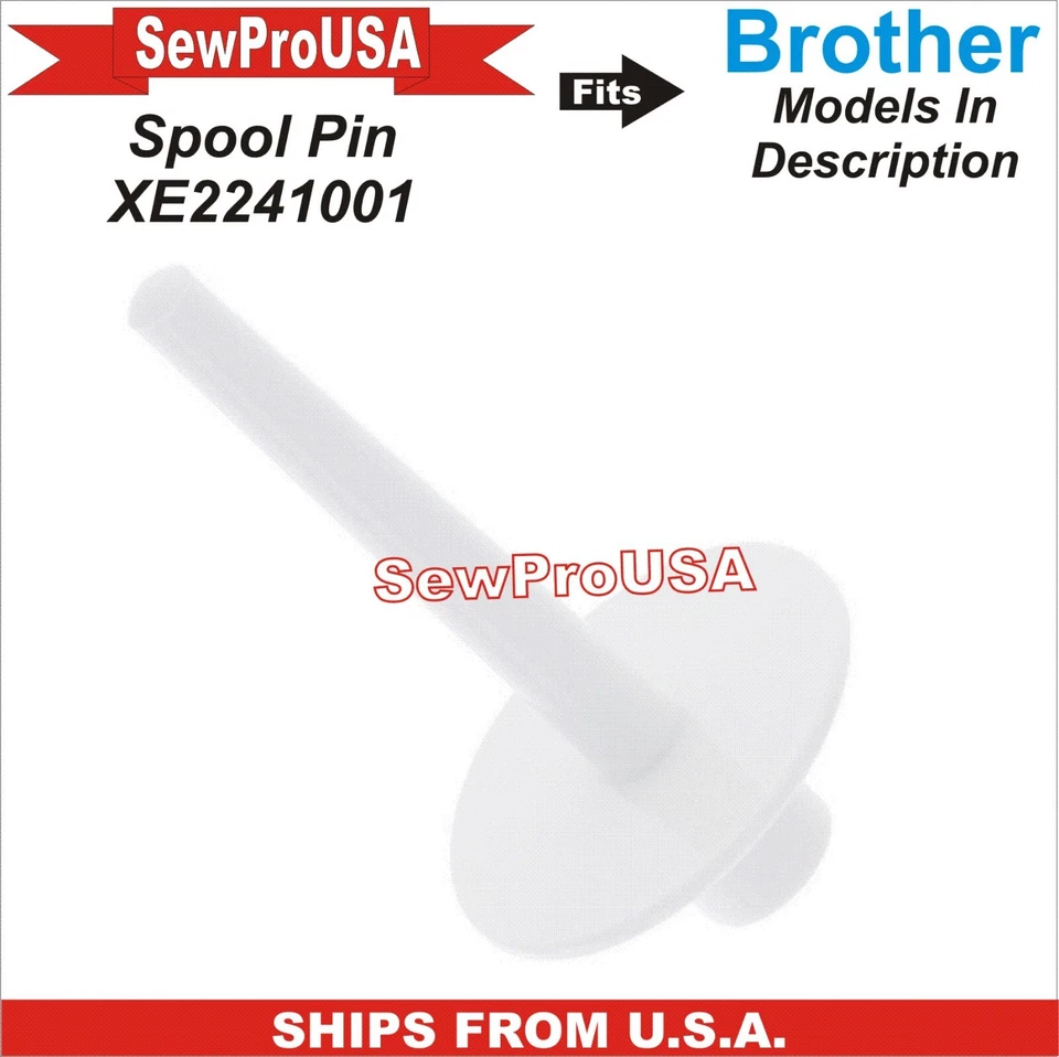 Spool Pin XE2241001 Fits Brother & Babylock Models See Description - Image 1 of 1