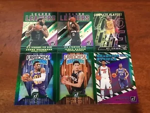 2019-20 DONRUSS YOU PICK INSERTI PARALLELI VERDI LEADER DELLA LEGA GIOCATORI COMPLETI - Foto 1 di 13