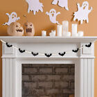 Fireplace Wooden Beads Hanging Ornament Halloween Garland Farmhouse Home Bat Tag