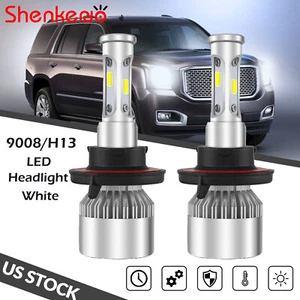 Bombilla de faro LED 9008 H13 para GMC Yukon XL/1500 Denali 2013-2007 haz alto y bajo - Imagen 1 de 12