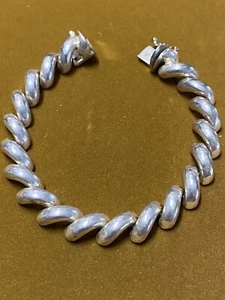 925 Italien Sterling Silber Armband 7,5" / 22,5 g - Bild 1 von 10