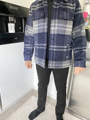 Guess Herren Wolljacke Hemdjacke Jacke Gr. L - Bild 1 von 4