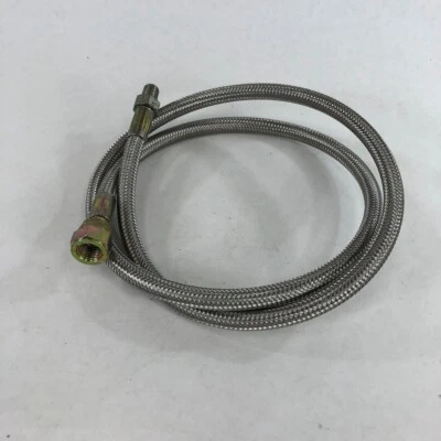 Kit de línea de alimentación de aceite turbocompresor 36" acero inoxidable trenzado 1/8NPT montaje Foto 1 de 4