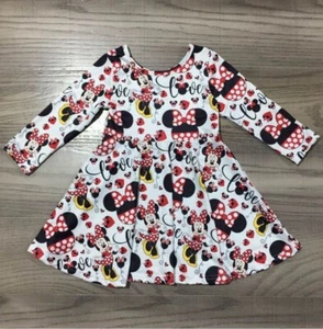 Minnie Mouse Milk Silk Dress, New - Picture 1 of 3