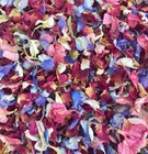 Natural Biodegradable Wedding Confetti Red Rose Mix Petals, Dried Vintage Flower