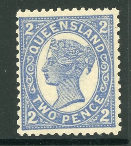 Queensland 1908 2p blau SG 290 Perf 121⁄2 neuwertig D407 - Bild 1 von 2