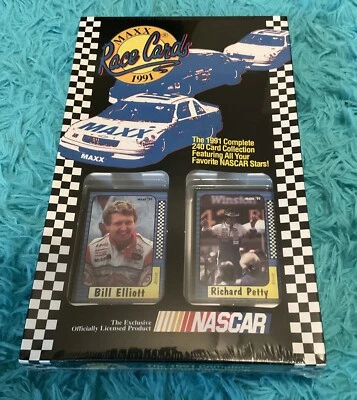 1991 Maxx Race Cards Complete 240 Card Set Factory Sealed - Image 1 of 2