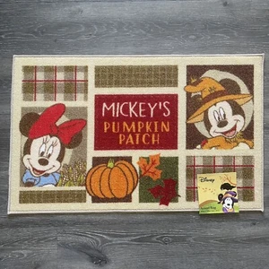 Disney’s Mickey’s Pumpkin Patch Thanksgiving Fall Accent Rug 20"x32"New - Picture 1 of 12