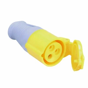 Herramientas de construcción de construcción de construcción amarilla para toma de corriente de sitio Mains 110v 16A IP44 - Imagen 1 de 3