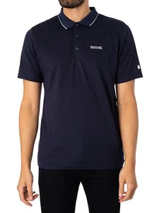 Regatta Men's Maverik V Polo Shirt, Blue - Picture 1 of 5
