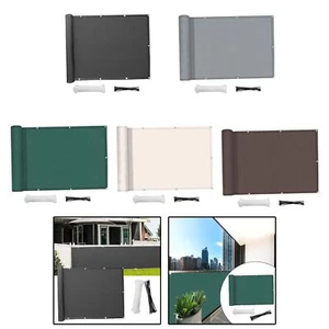 Couverture d'écran de confidentialité pour balcon Pare-brise résistant aux - Photo 1/33