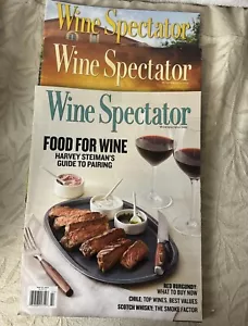 Wine Spectator Magazine Lot of 6 - Oct 2017 - Jan 2022 - Top 100 of 2019 & 2021 - Picture 1 of 6