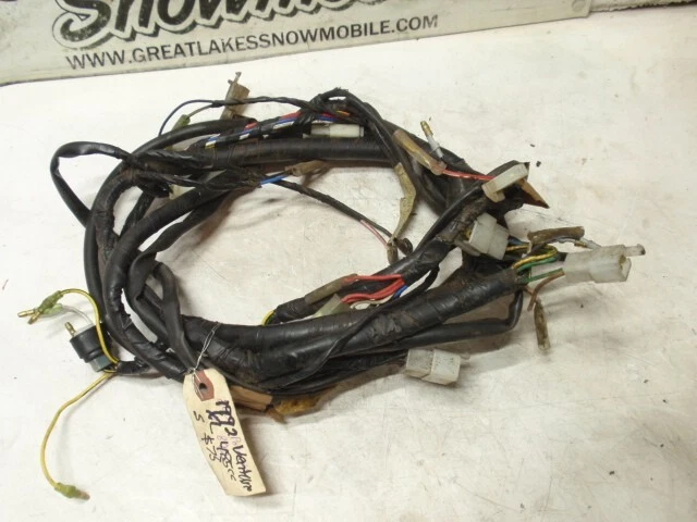 1992 Yamaha Venture XL 480 485cc Snowmobile Main Wiring Harness - Image 1 of 1
