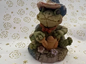 Patchwork Gartenfrosch Keramik - Bild 1 von 3