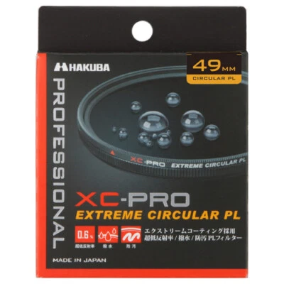 New HAKUBA 49mm XC-PRO EXTREME Circular Polarizer Filter CPL Made in Japan - Image 1 of 4