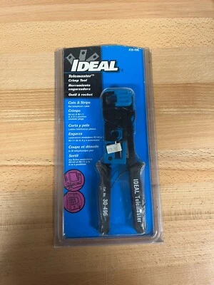 Ideal 33-700 TeleMaster RJ-45/RJ-11 Modular Plug Termination Crimp Tool Kit NEW - Image 1 of 4