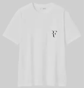 Neu mit Etikett Uniqlo T-Shirt Herren M (US S) & Roger Federer Grafik weiß mit Tasche 2022 - Bild 1 von 7