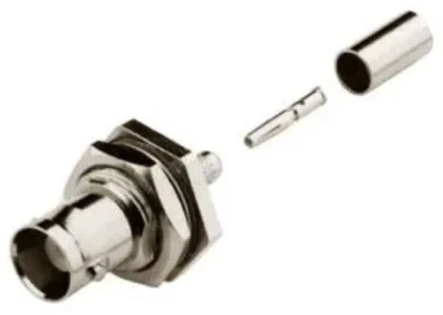 AMP/TE 413590-3 - BNC Female Panel Mount to Crimp Connector - 2438 - Image 1 of 4