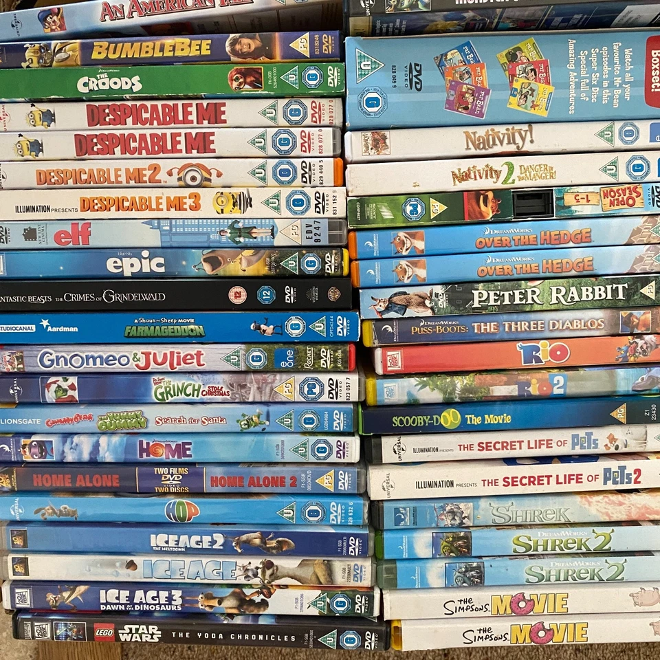 Kids DVD'S / Animation / Family - Build Your Own DVD Bundle - Buy 3 Get 2 Free - Image 1 of 1