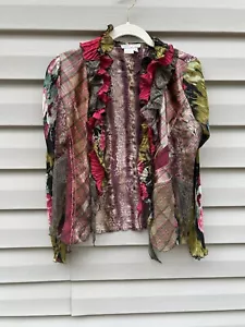 Chaqueta Alberto Makali Años 90 Y2K Única De Colección Avant Garde M Whimsigoth Boho - Imagen 1 de 10
