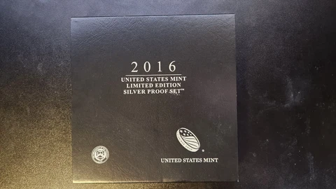 2016 United States Mint Limited Edition Silver Proof Eight Coin Set w/Box & COA Cover