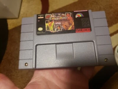 WWF Raw SNES Super Nintendo Game Authentic Cartridge Only TESTED - Image 1 of 4