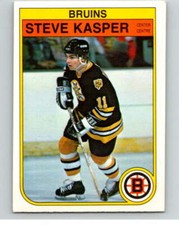 1982-83 O-Pee-Chee #12 Steve Kasper  RC Rookie Boston Bruins V57140