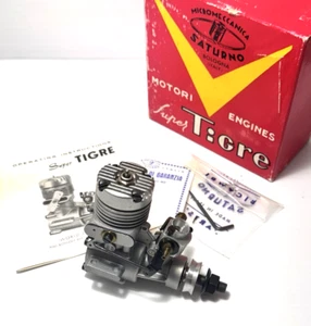 Vintage Super Tigre G20/.23 Standard Nitro Engine Made in Italy NIB - Picture 1 of 2