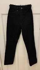 Thrills Pulp Jeans Black High Rise Cropped Leg Size 6