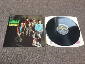 Hollies-Greatest Hits 1968 1st Press Parlophone Mono LP Yellow / Black UK LP Ex - Picture 1 of 15