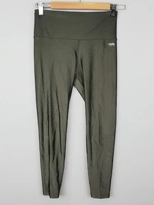 RUNNING BARE Womens Size 12 or US 6 - 8 Khaki Leggings - Picture 1 of 6