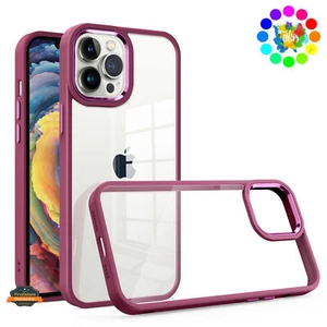 For Samsung Galaxy S23 Ultra Slim Hybrid Transparent Frame Protective Case Cover - Picture 1 of 25