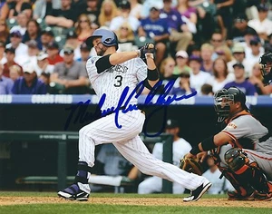 Signed  8x10 MICHAEL CUDDYER Colorado Rockies  Autographed photo - COA  - Picture 1 of 1