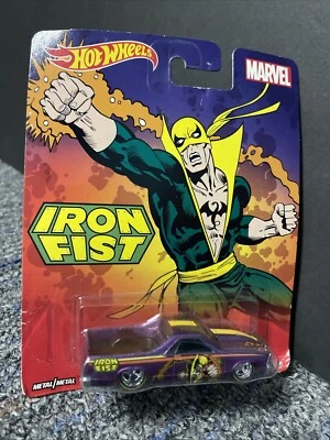 2016 Hot Wheels Marvel Iron Fist '80 El Camino New Purple  - Image 1 of 2
