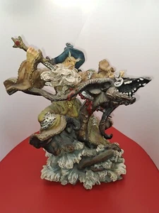 WIZARD DRAGON SLAYER - MYSTICAL FIGURE - LOVELY DISPLAY ITEM - Picture 1 of 12