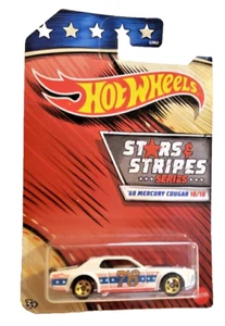 Hot Wheels Stars & Stripes Series '68 Mercury Cougar ©2019 Mattel - New - Picture 1 of 5
