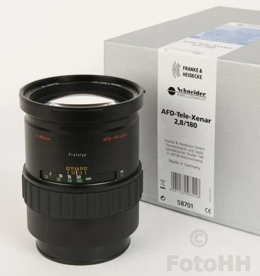ROLLEI PROTOTYPE AFD-TELE XENAR 2.8/180 MM BRAND NEW IN BOX *WITH FULL WARRANTY* - Image 1 of 4