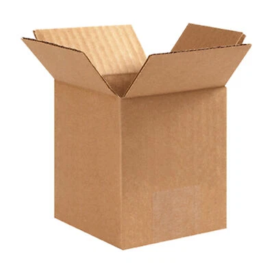 4x4x6 shipping cardboard box packing moving corrugated carton 25 50 100 200 box - Image 1 of 4