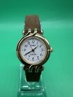 Women's Timex Easy Reader Watch with Leather Strap - Gold/Brown New Battery
