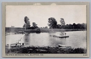 Psi-Ote-Xi Piscina Bluffton Indiana IN Postal H8 - Imagen 1 de 2