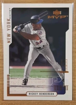 2000 UPPER DECK MVP RICKEY HENDERSON #118 NEW YORK METS  - Image 1 of 2