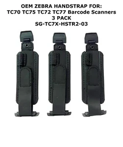 đ„ SANGLE Ă MAIN ZĂBRE OEM POUR : TC72 TC75 TC77 TC70 - PACK DE 3 SG-TC7X-HSTR2-03 đ„ - Photo 1 sur 1