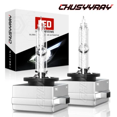 2x D1S 6000K White HID Xenon Headlight Light Bulb Replacement For BMW - Image 1 of 4