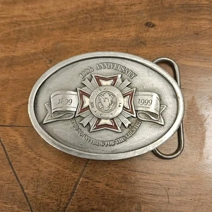 Veterans Of Foreign Wars Of The United States Mens Belt Buckle 100th Anniversary - Picture 1 of 5
