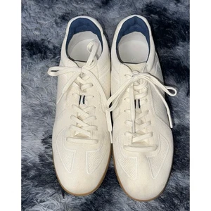 NEW Rothy’s The RS02 Sneakers Men's Sz 11.5 Lace Up Off White Bone Casual Shoes - Picture 1 of 5
