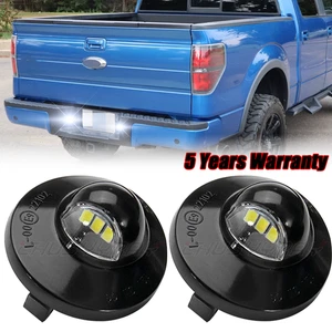White SMD LED License Plate Tag Light Lamps for Ford F150 F250 F350 1999-2016 - Foto 1 di 12