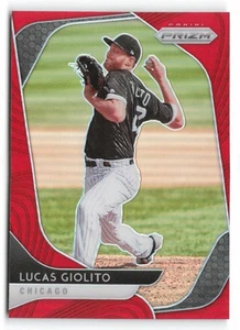 2020 Panini Prizm #31 Lucas Giolito Red Prizm Chicago White Sox - Picture 1 of 2