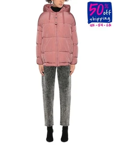 RRP€384 OOF WEAR THE SHAPES' LAB Puffer Jacket IT44 US8 UK12 L Quilted Hooded - Picture 1 of 6