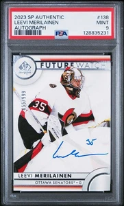 Leevi Merilainen 2023 SP Authentic Future Watch Autograph /999 PSA 9 - Picture 1 of 3